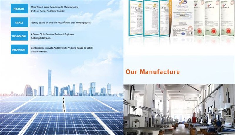 solar powered submersible well pump manufacture